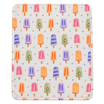 Cobijita Premium Ilustrada a mano para bebé - Paletas (90x75cm)