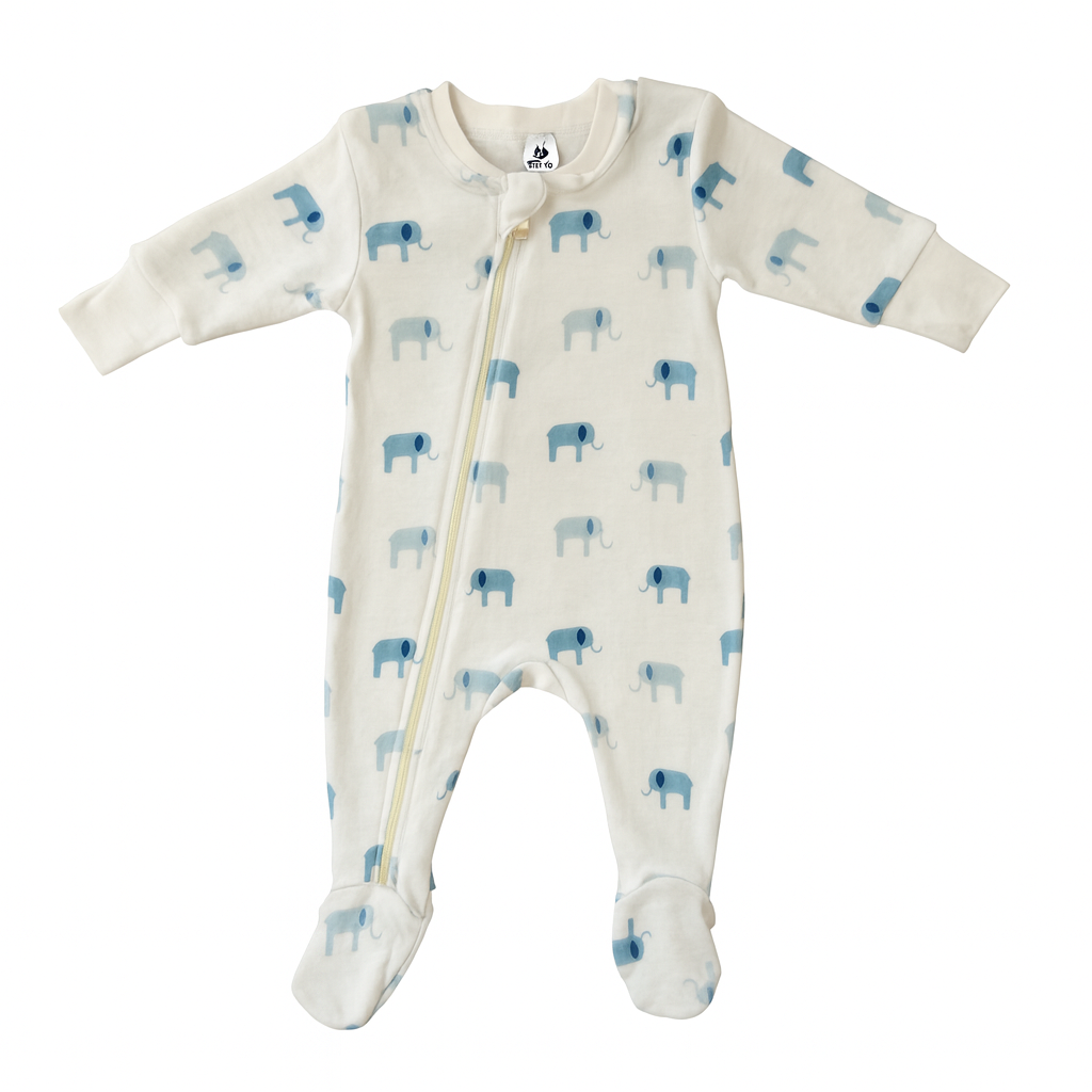 Pijama Premium para Bebé - Elefantes