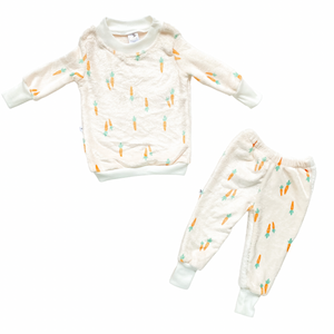 Pijama para Bebé 2 piezas Recien Nacido - Zanahorias