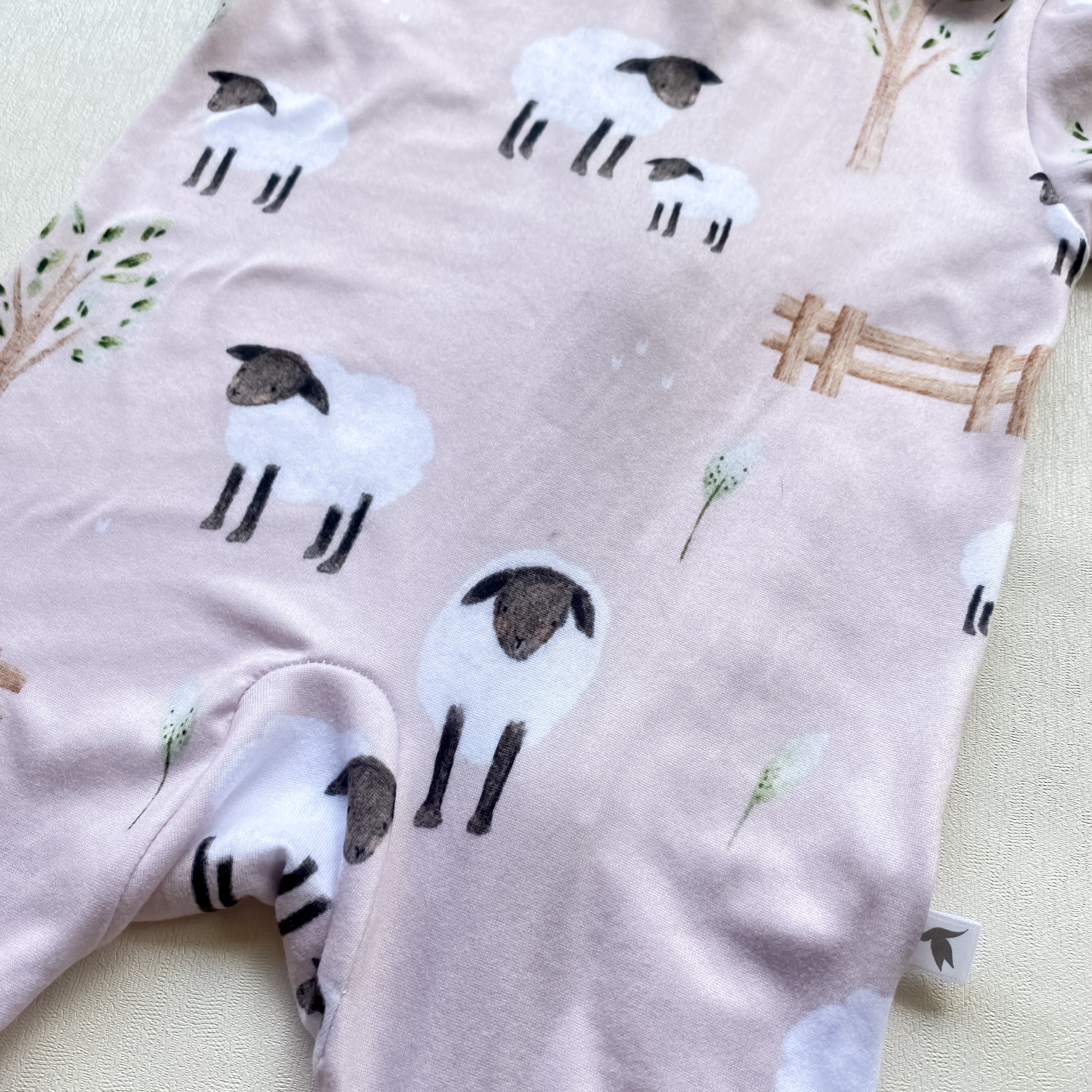 Pijama ligera para Bebé (ecológica) - Ovejitas