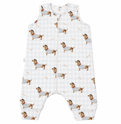 Sleeping bag para bebé ultra térmico - Perros Salchicha - Camú