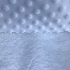 Cobijita para bebé  - Burbujitas blancas (90x90cm)