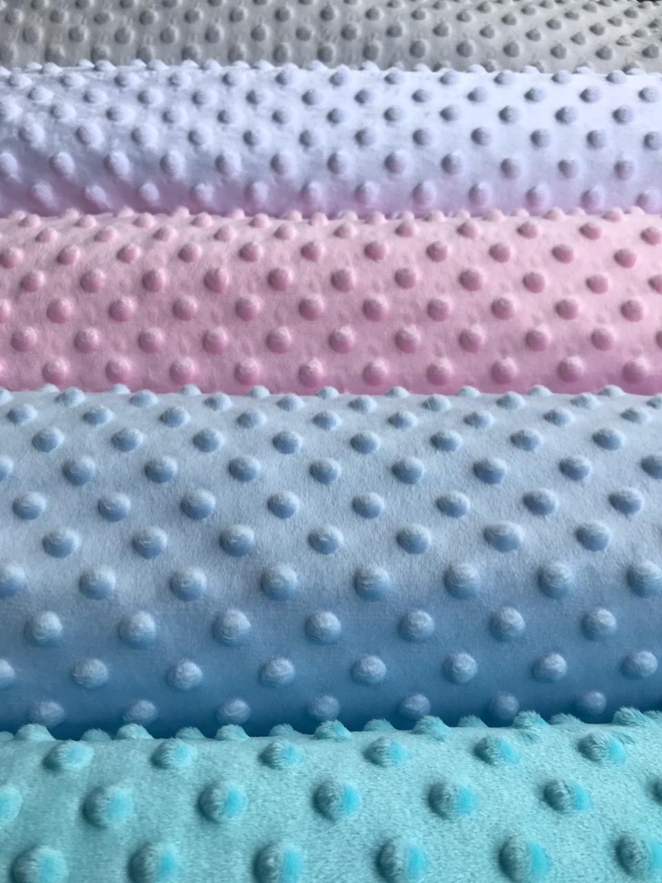 Cobijita para bebé  - Burbujitas azul (90x90cm)