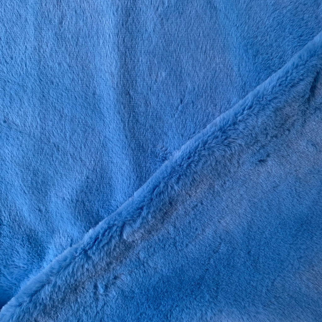 Cobijita para bebé  - peludita azul (90x80cm)